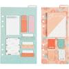 Набор закладок и блокнотов - пастель