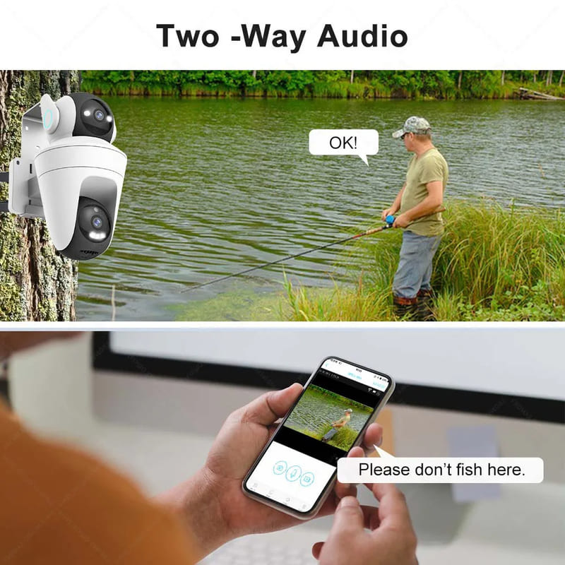 5K 10MP Wifi IP камера 10-кратный зум с двумя объективами наружная PTZ камера безопасности автоматическое отслеживание умный дом CCTV камера 360° видеонаблюдение