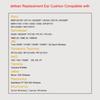 YAYINCC Replacement Foam Pillow Cushion Cover For Sony MDR-V100 / V150 / V200 / V250 / MDR-BT10 Headphone Headset repair parts
