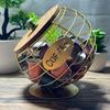 Органайзер для кофейных капсул с скошенным отверстием Железная станция Станция для кофейных капсул Для кухонной столешницы Гостиной Вечеринки Бара Фруктов Банана Груши