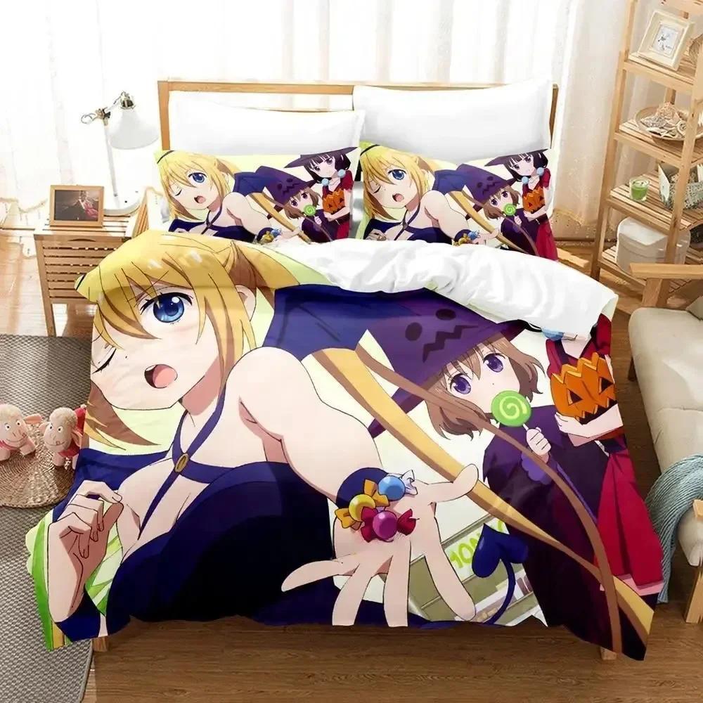 3D Kawaii Blend S Bedding Set Printed With Pillowcase Duvet Cover Soft Queen King Size Bedclothes Home 3D Anime Bed Sheet Set