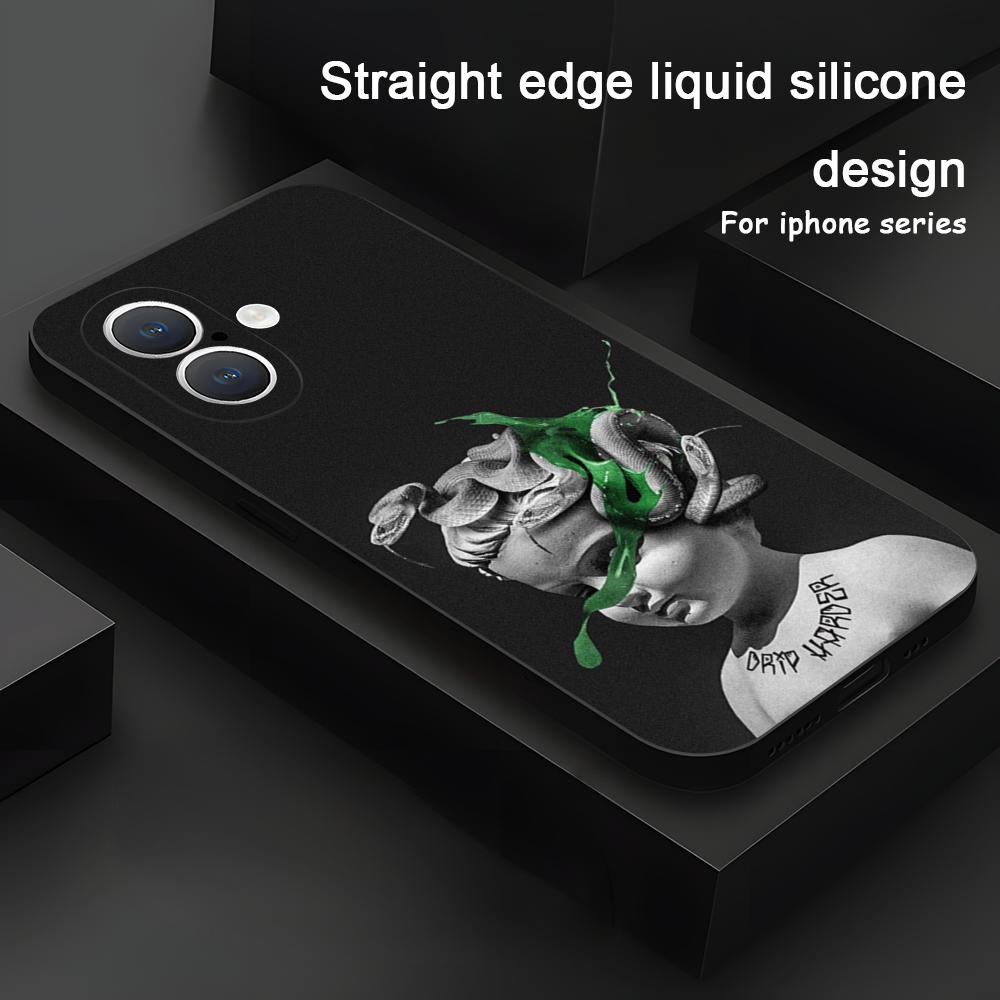 Cool Lil Ba-by D-Dr-ip rapMan Phone Case For iPhone 17 16 15 14 13 12 11 X XR XS 8 Plus Mini Pro Max Soft black Shockproof Cover