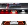 RAM 1500 LED 3Rd Brake Light For      2024 2025 RAM 1500 Rebel HFE Laramie Red Lens Third High Mount Stop Brake Lamps White LED Rear Center Roof
