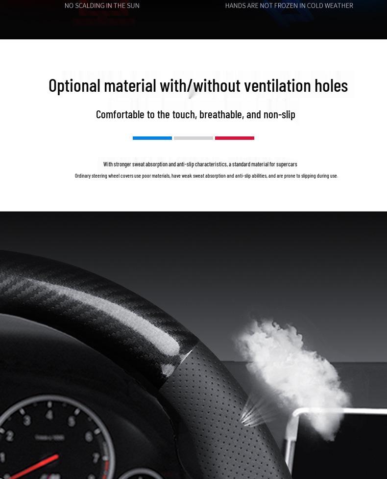 Cartoon Steering Wheel Cover for Buick Regal, Excelle, LaCrosse, Verano, Encore, Envision