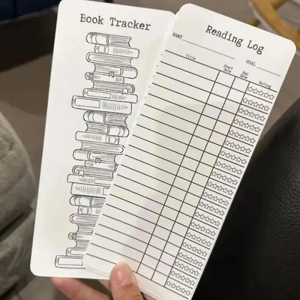 Reading Challenge Reading List Marker Cards Writable Notes Book Tracker Bookmark  Reading Lover