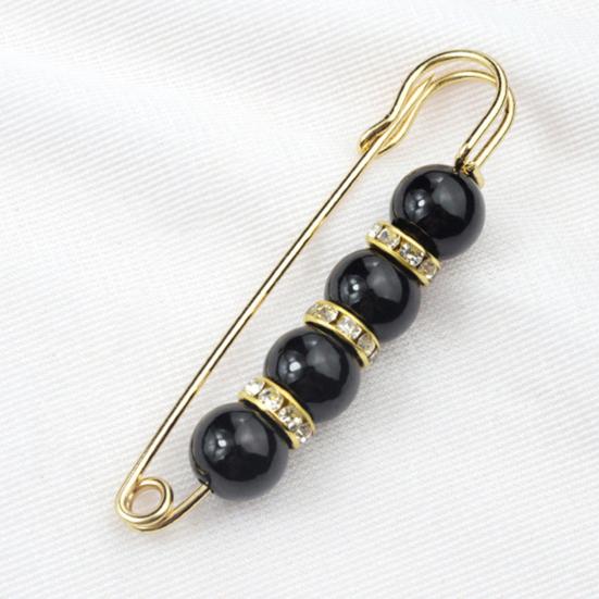 Брошь «Безопасность», тонкая работа, защита от воздействия, привлекательный искусственный жемчуг, женская безопасность