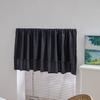 Сплошной цвет, полуобрезанная короткая занавеска, кофейная занавеска, кухонная перегородка без перфорации, затемняющая занавеска, готовая продукция