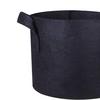 Portable 5 Gallon Black Growing Bags Non Woven Fabric Planting Ponches Shape Flower Pot