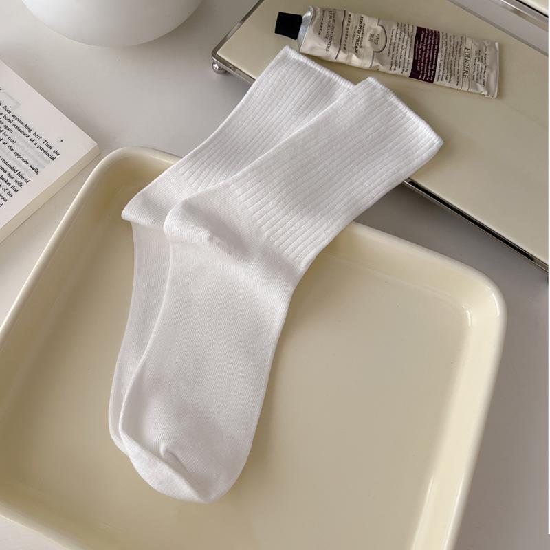 5 пар женских весенне-осенних модных новых вертикальных полосатых носков