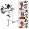 Meat Grinder Manual Mincer Sausage Maker Table Mount Pork Mincer Stainless Steel Adjustable Clamp Kitchen Tool Beef