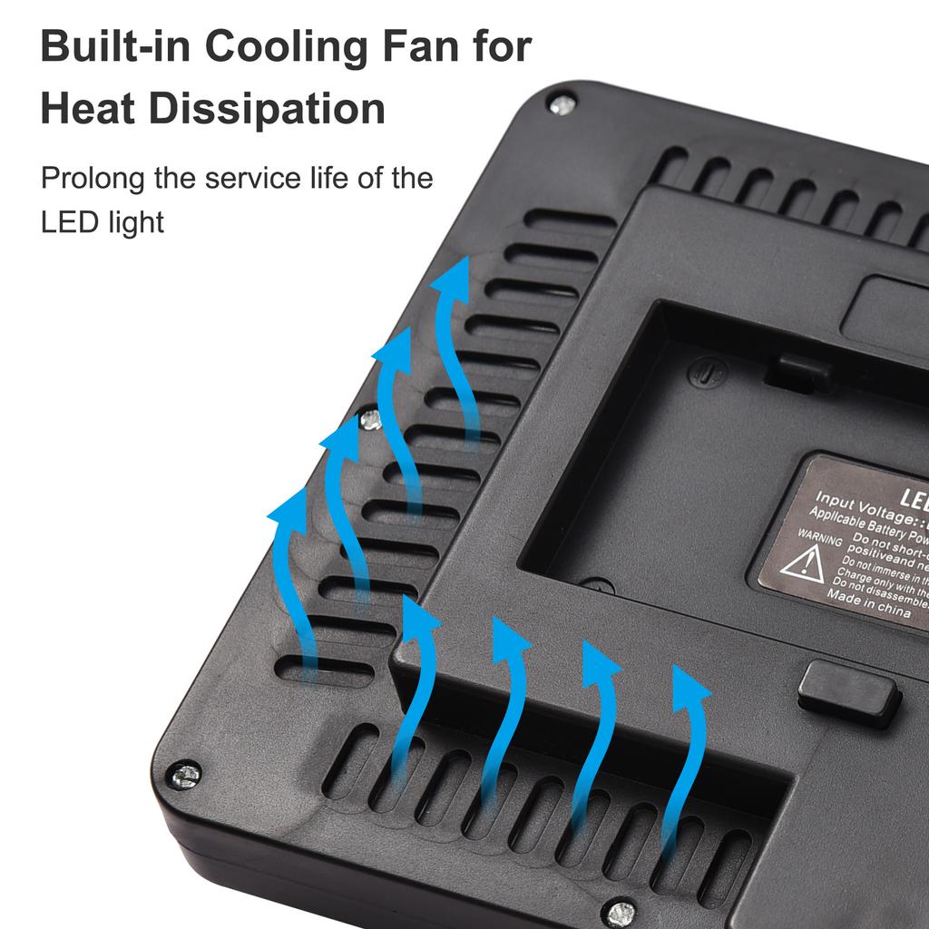 Портативный светодиодный светильник для видеосъемки, заполняющий свет для фотографий, 520 шт., светодиодные бусины, 3000K/5500K, двухцветные, с регулируемой яркостью