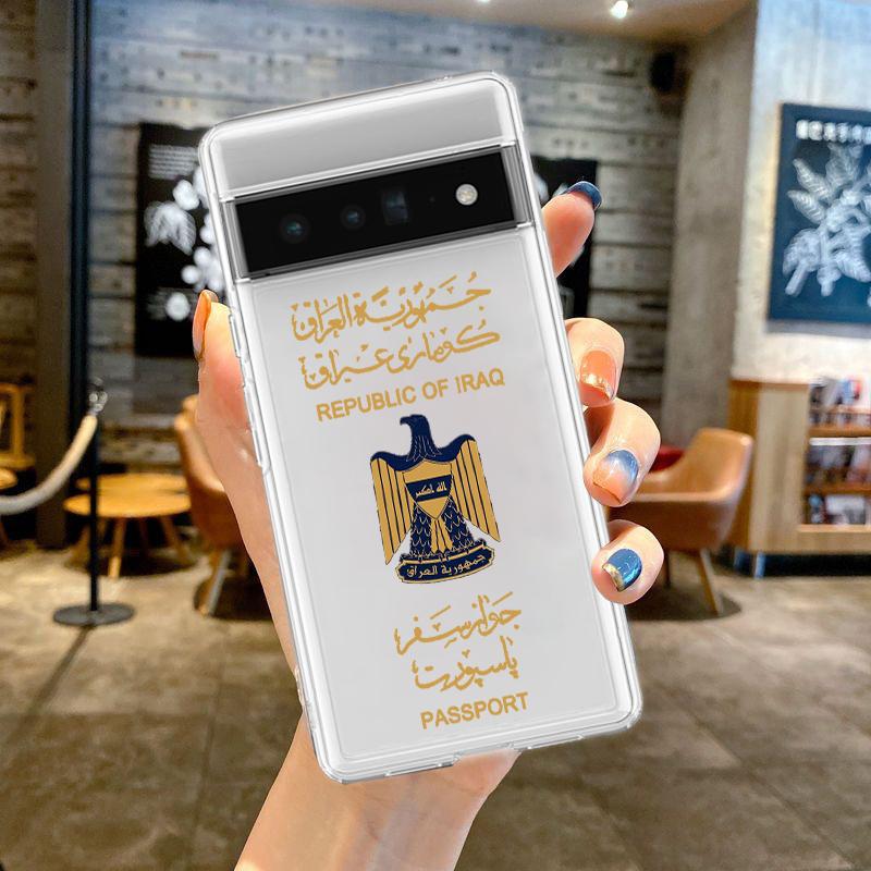Чехол для телефона с флагом Ирака Саддама Хусейна для Google Pixel 8 7 6 Pro 6A 5 4 5A 4A 3A XL 5G силиконовый противоударный мягкий прозрачный чехол Fundas