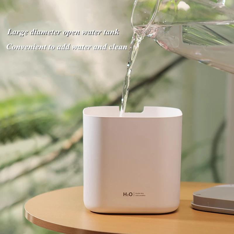 3000 мл большой емкости двойной насадки ультразвуковой увлажнитель воздуха USB диффузор эфирных масел со светодиодной подсветкой приборы