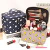 Women'S Large Capacity Cosmetic Bag Toiletry Storage Organizer Beauty Pouch Girls Travel Waterproof Makeup Case Handbag