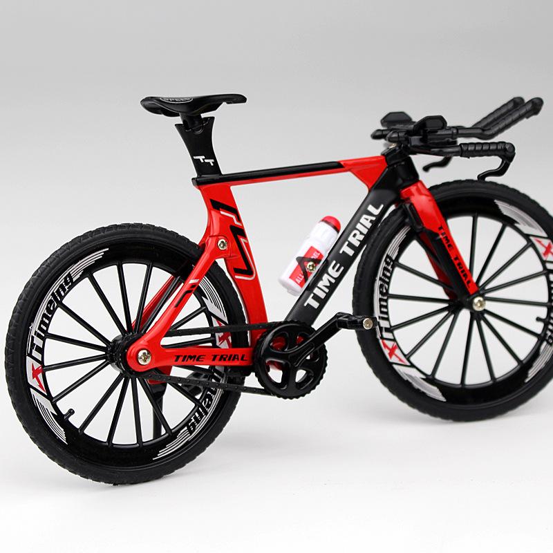 Мини Игрушки Горный Велосипед 1:10 Масштабная Модель Металлического Сплава Велосипед Литой Под Давлением Палец Симуляция Велосипед Украшение для Дома