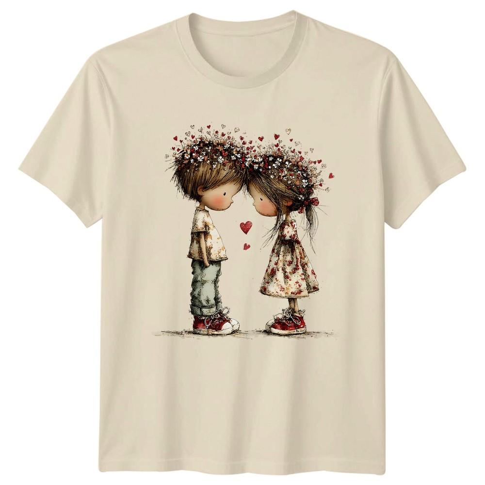 Sweet Couple RoUnisexce Unisex TShirt Graphic Tee