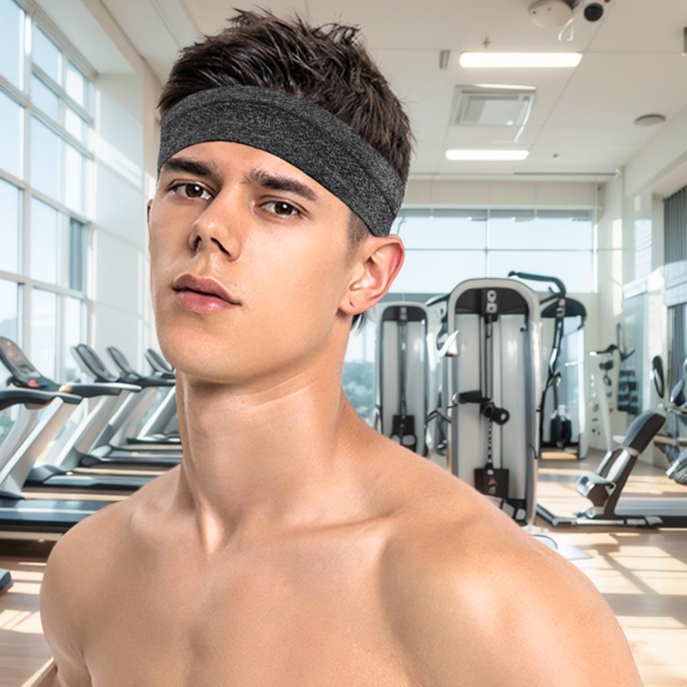 Sports Headband Workout Sweat Bands Moisture Wicking Running Headband Anti Slip Breathable for Running Riding