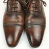 Queen Classic Made In Japan Long Nose Straight Tip Business Shoes Brown Size 40 (25.0)(USED)