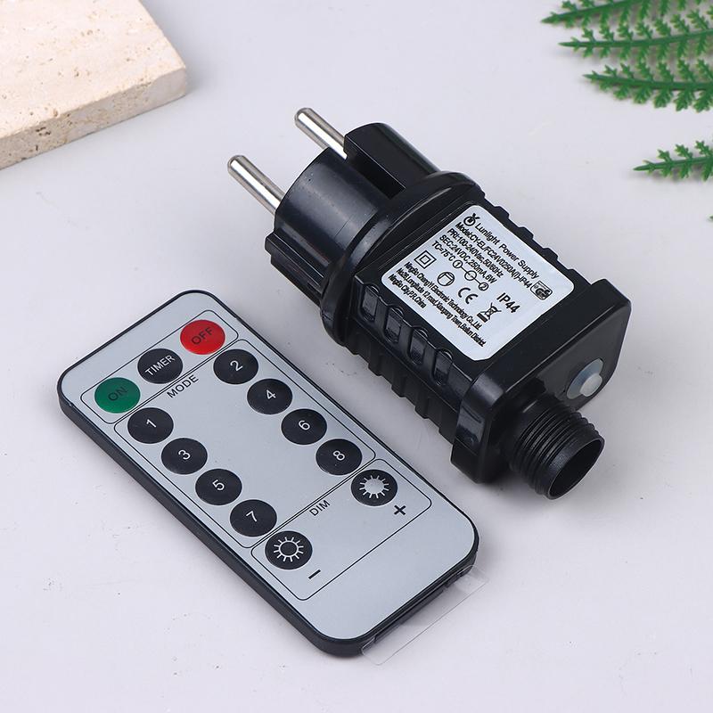 EU US UK Штекер AC 220V 110V на 31Vdc 6W 24V 5V Преобразователь Штекер Блок Питания IP44 8 Режимов Светодиодная Лампа Драйвер Переключатель Адаптер