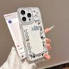 Чехол-браслет с цепочкой для iPhone 17 16 15 13 14, Air 17 12 14 16 Pro 17 14 16 Pro Max, с милым узором в виде сверкающих бриллиантов и ремешком.