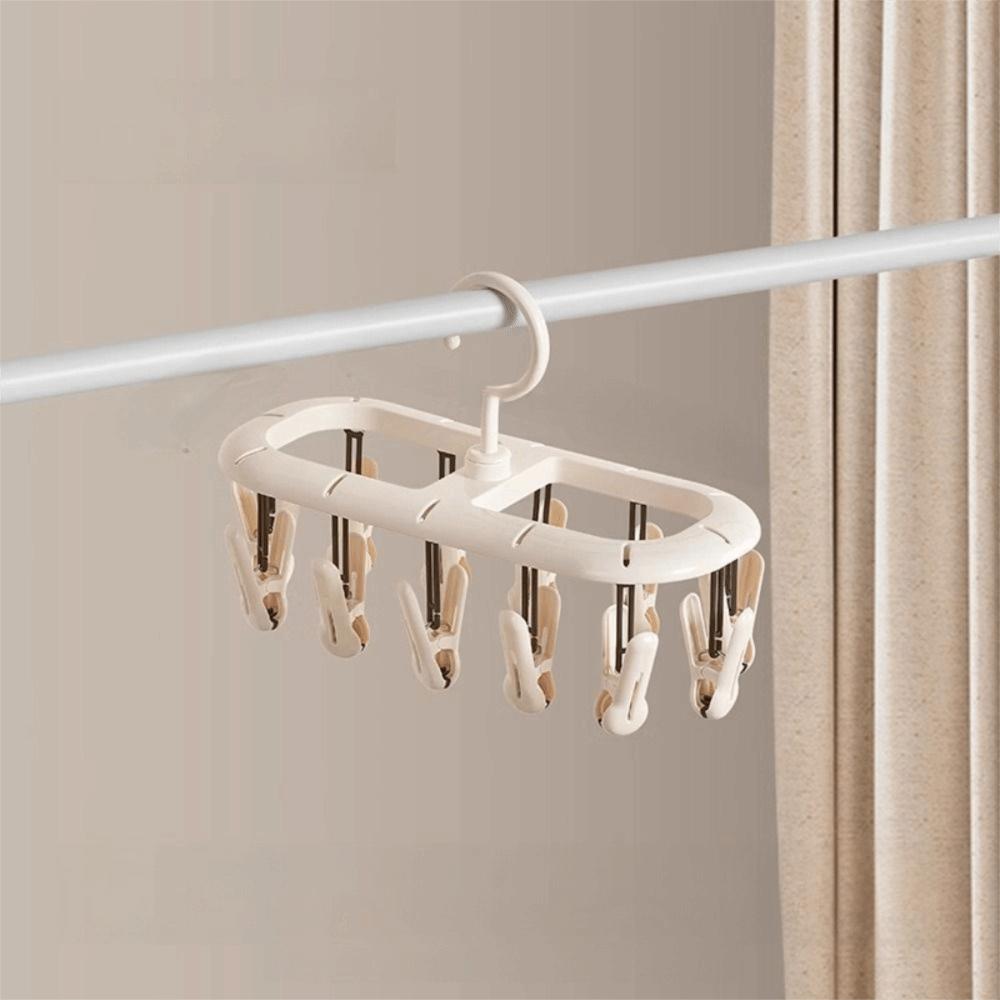 360° Rotatable Sock Drying Rack Thickened Design Socks Organizer Holder  Clothing