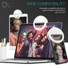 Selfie Ring Light, lampe de téléphone, 36 LED Clip sur Ring Light, éclairage de niveau 3 pour photos