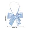Solid Color JK Ties Fashion Oversized Swallowtail Bowknot  For Women College Girls
