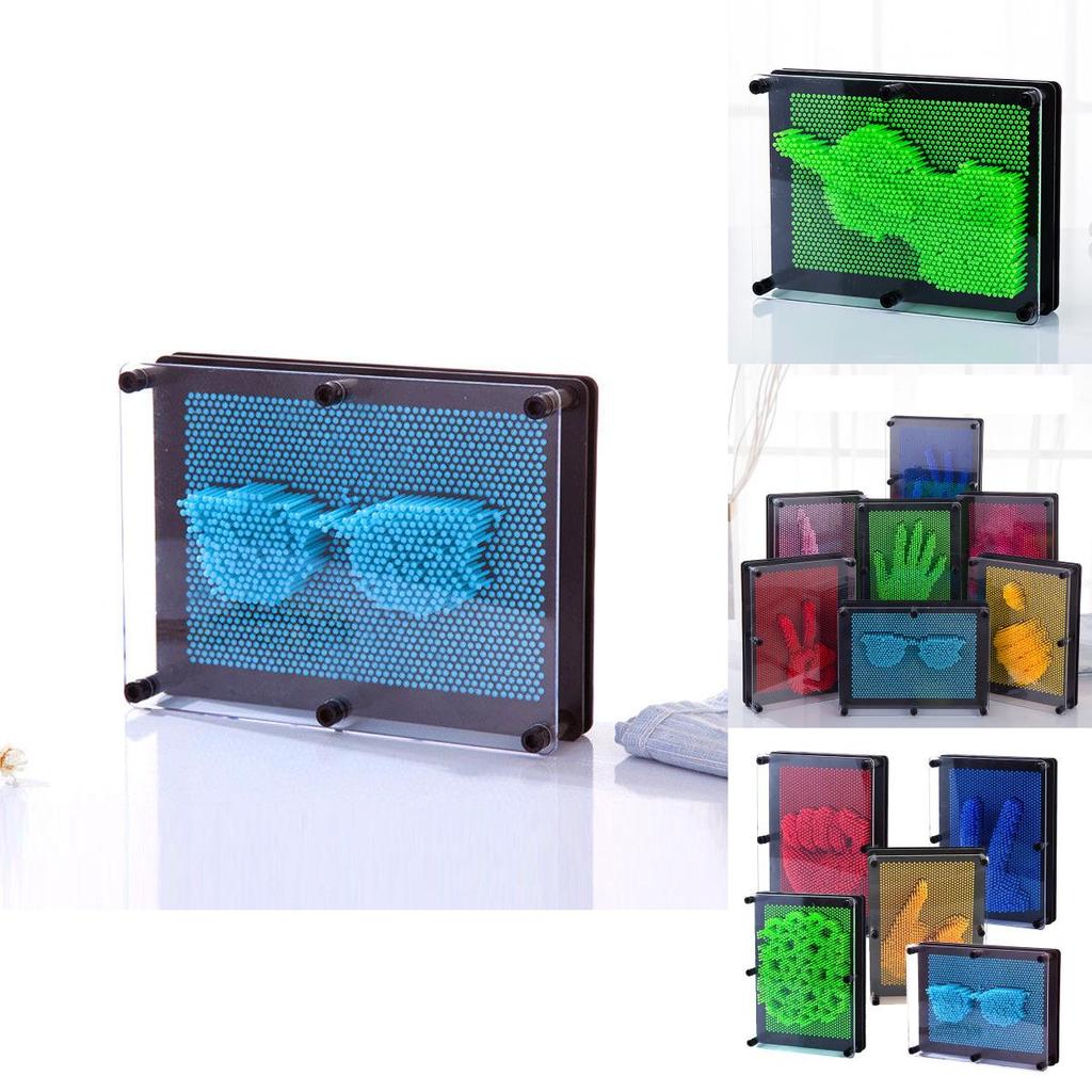 Timeless Funny Game 3d Clone Shape Pin Art Pinscreen Hand Mold Toy For Creative Fun