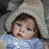 BZDOLL 60 CM Soft Silicone Reborn Toddler Tayra Baby Boy 3D-Paint Skin with Veins Finished Cloth Body Bebe Doll Toy Realistic