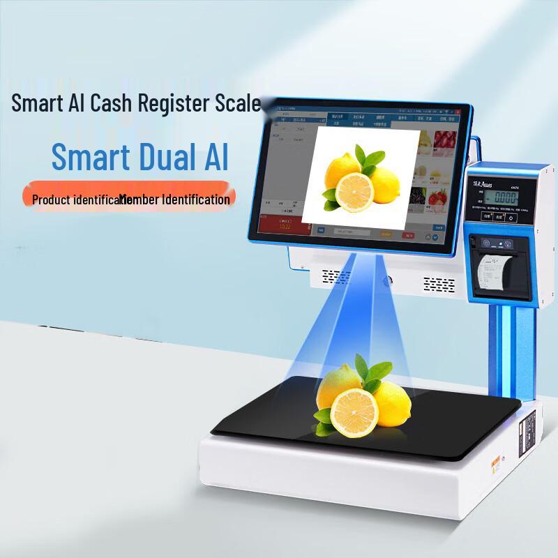 C8 Smart Dual AI Touchscreen Cash Register Scale (CN version)