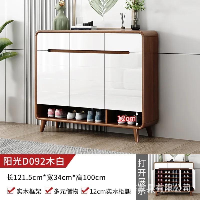 Роскошные шкафы для обуви в прихожей, минималистичные деревянные многослойные полки для обуви в прихожей, балконная мебель для прихожей Ritating
