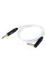 Гитарный кабель Hibino Supervision Соединение инструментов 1 м [FT-CABLE] [Прочный кабель] [Для гитар, бас-гитар, усилителей и т. д.] (Штекер S-L, / Белый)