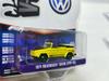 GreenLight 1:64 1972 Volkswagen Safari T181- Black Hood - Mexico City Green Collection of Car Models