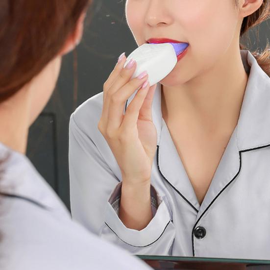 Electric Toothbrush U-Shaped Ultrasonic Silicone 360 Degrees Automatic Blue Light Toothbrush for Home Use