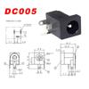 10Pairs DC Power Socket Jack Male Female Panel Mount Connector 5.5x2.1mm/2.5mm DC Power Plug DC005 DC099 DC022/022B DC025