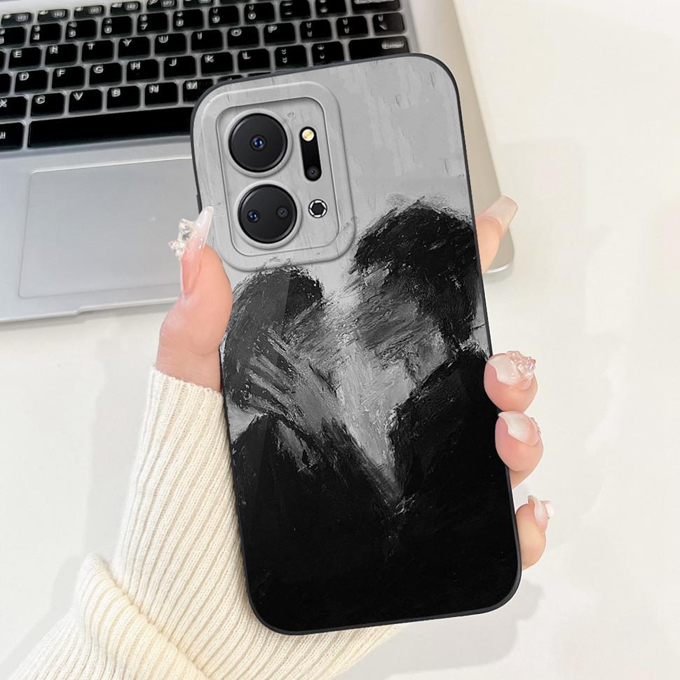 Роскошный painted чехол для Honor X7a 4G Case 2023 Силиконовый мягкий Fundas Чехол для телефона для Honor X7A X 7a HonorX7a Coque Capa