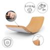 Деревянная балансировочная доска Wobble Rocker Board, обучающая игрушка для балансировки тела, лама, черный