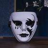 Halloween Fancy Dress Masks for Kids Adults Hand-painted Full Face Mask Street Dance Demons Step Mask for Masquerade