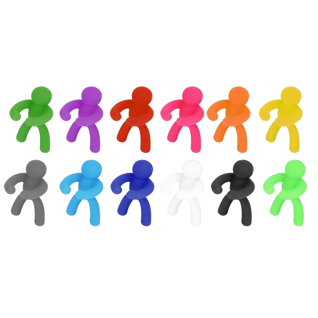 Silicone Wine Glass Marker Drinking Glass Identification Labels Tag Signs for Party Supplies