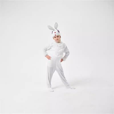 Детский костюм зайчика на День защиты детей, одежда для ролевых игр в детском саду, костюм зайчика для выступлений, животные комбинезоны