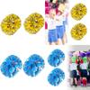 2 Pieces Cheerleading Pom Poms Cheering Squad Pompoms with Handle Cheerleader for Ceremony