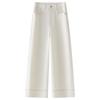 Женские укороченные джинсы Off-White с высокой посадкой - Весна 2025 Свободный крой