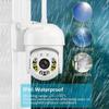 Беспроводная камера Wi-Fi 5 ГГц и 2,4 ГГц, 8 светодиодов, инфракрасная веб-камера ночного видения, водонепроницаемая купольная видеокамера наблюдения, поддерживает голосовую связь в режиме реального времени