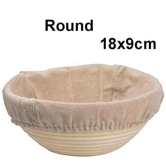 Rattan Bread Proofing Basket Natural Oval Rattan Wicker Dough Fermentation Sourdough Bread Basket