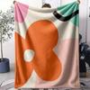 Colorful Vectors Throw Soft Flannel AC Blanket Lightweight Summer Nap Throw Cozy  Blanket for Sofa Bed Travel Home