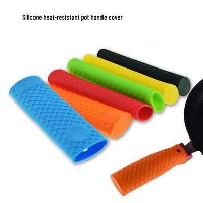 50 г Толстая силиконовая накладка на ручку кастрюли: Термостойкий, Защита от ожогов, Противоскользящий, Мягкая накладка