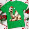 Funny Ugly Mens and Womens Camel Christmas Lights Christmas T-Shirt Tee #MC