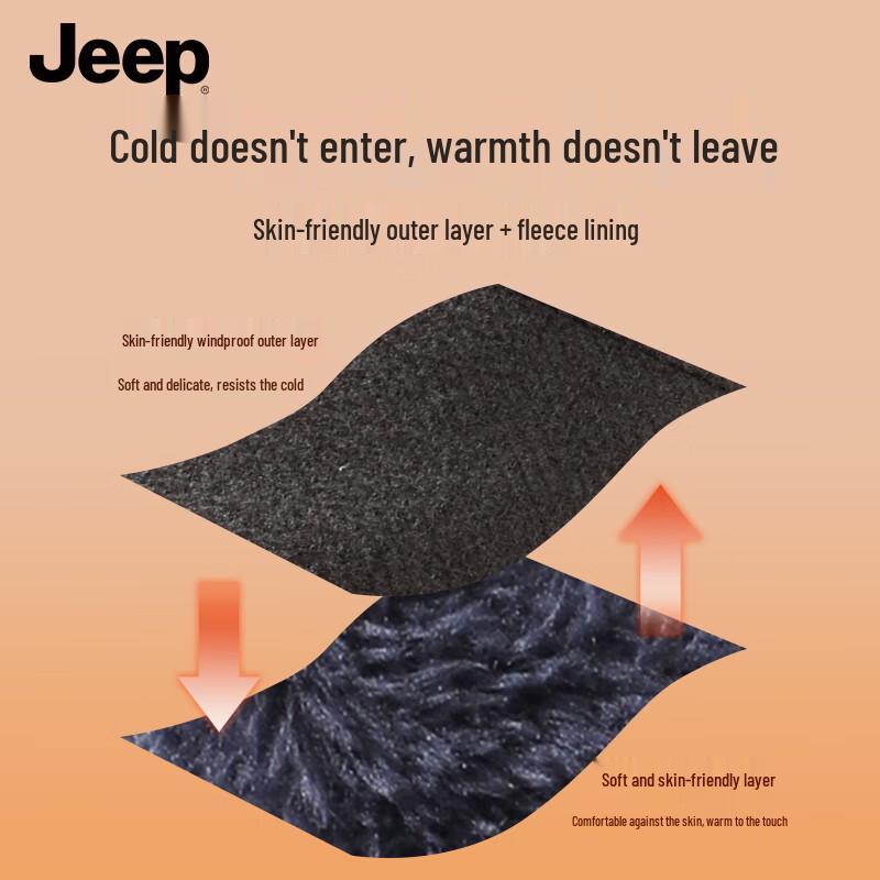 Jeep Мужские зимние теплые перчатки с сенсорным экраном