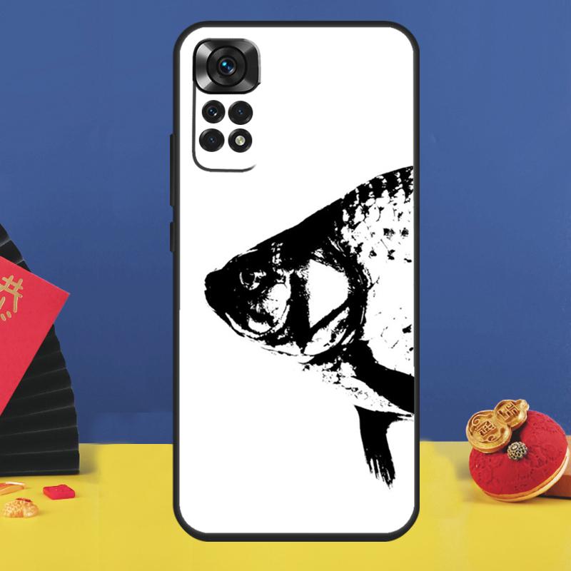 Carp Fishing Fish Phone Case For Xiaomi Redmi Note 14 Pro 13 12 9 10 11 15 Pro Plus 10C 12C 13C 14C 15C Cover