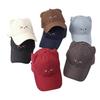 Sweet and cute cat ears baseball cap embroidered wide brim sun hat children's summer solid color versatile cap
